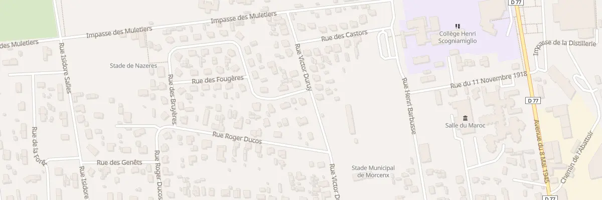 Plan du 33 Rue Victor Duruy à Morcenx-la-Nouvelle