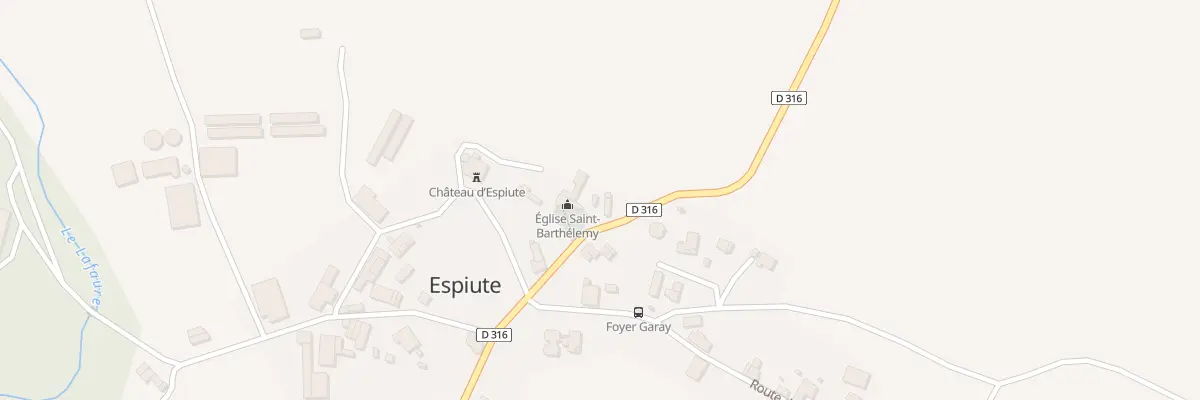 Plan du 2 Rte d’Etcharry à Espiute