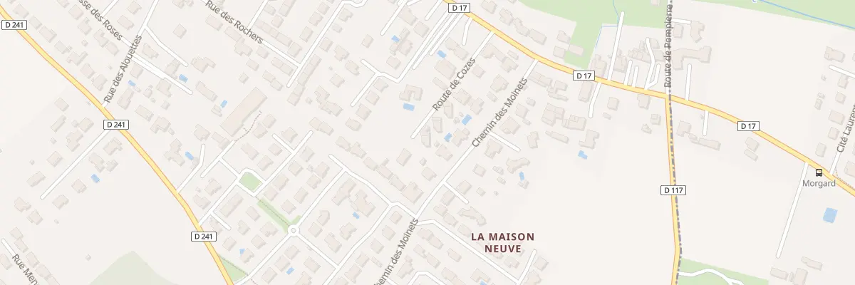 Plan du 56 Rte de Cozes à Saujon