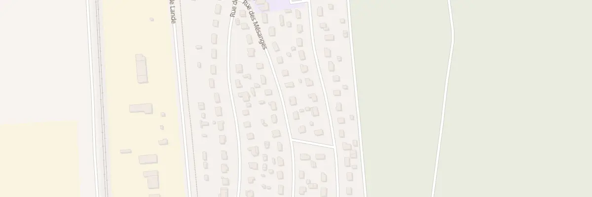 Plan du 205 Rue des Mésanges à Labouheyre