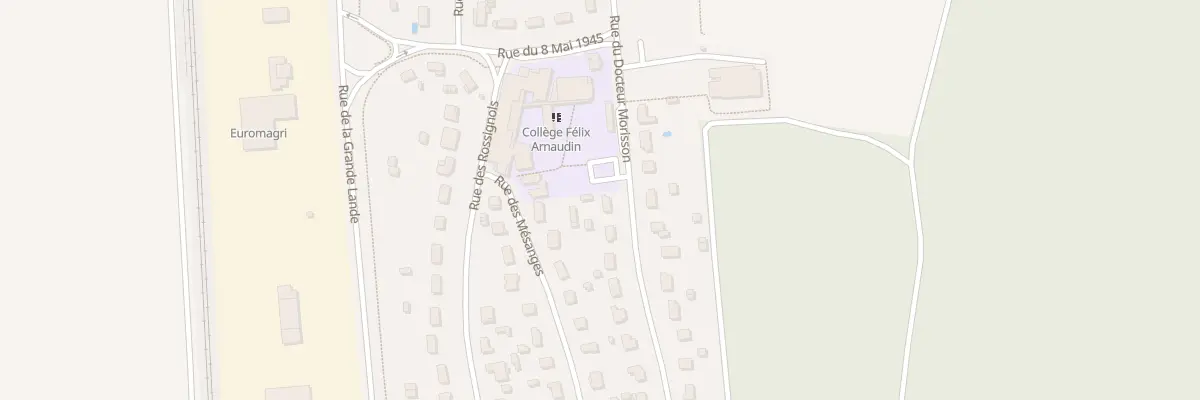 Plan du 292 Rue du Docteur Morisson à Labouheyre