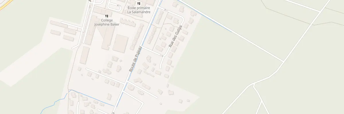 Plan du 10 Rue des Galips à Mios