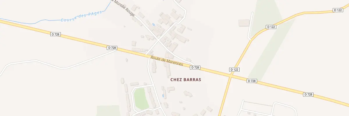 Plan du 1 Rue de la Montee Rouge à Sainte-Gemme