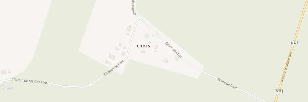 Plan du 357 Rte de Chot à Rion-des-Landes