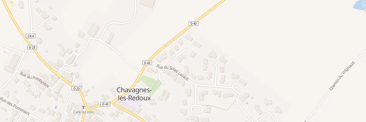Plan du 4 Imp du Champ Sale à Chavagnes-les-Redoux