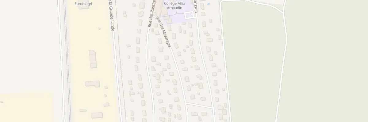 Plan du 151 Rue des Mésanges à Labouheyre
