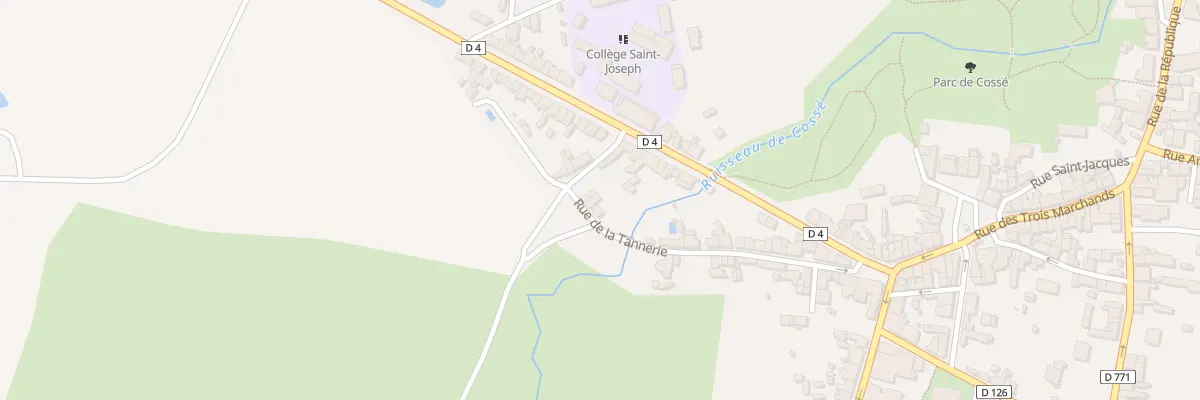 Plan du 2 Pl de l’Étang à Cossé-le-Vivien