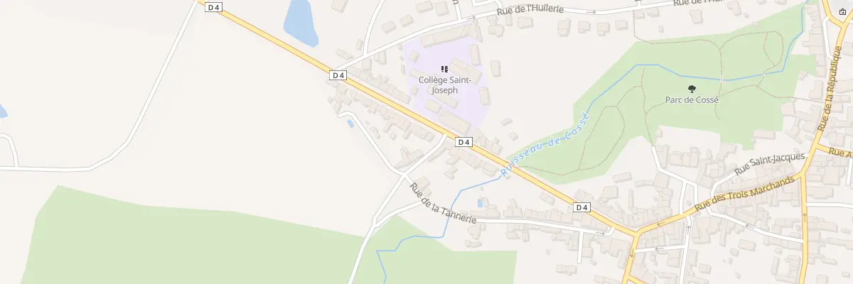 Plan du 51 Rue de Bretagne à Cossé-le-Vivien