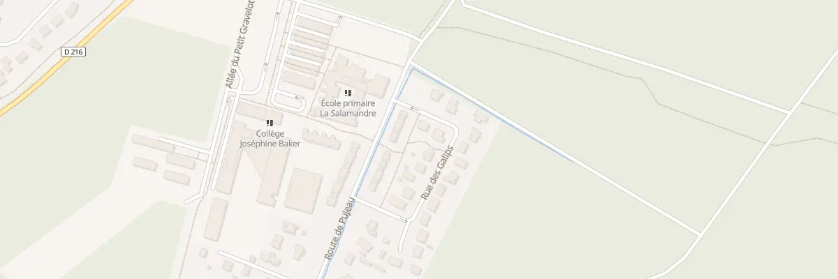 Plan du 13 Rue des Galips à Mios