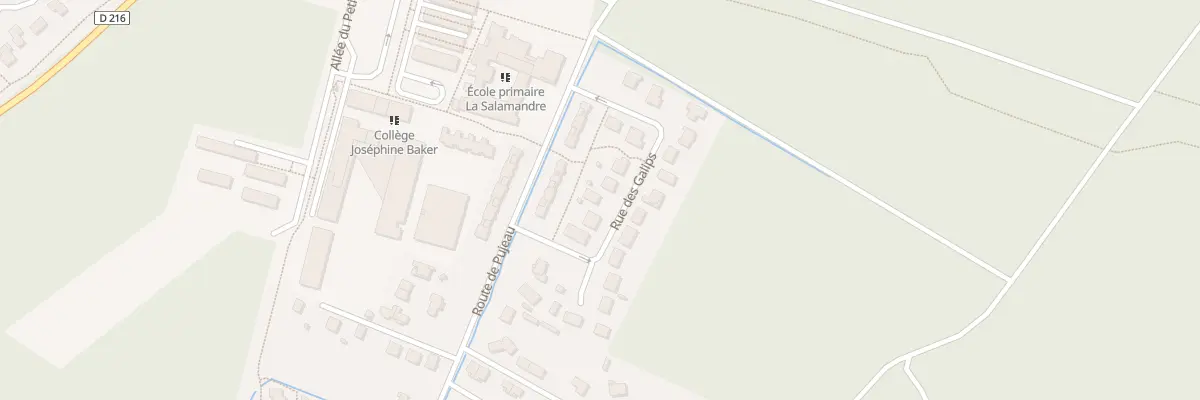 Plan du 7 Rue des Galips à Mios