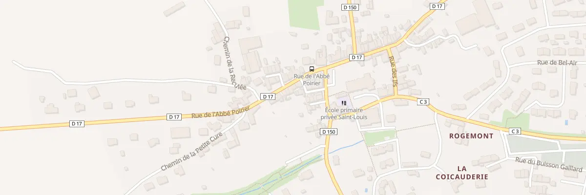 Plan du 17 Rue de l’Abbe Poirier (Quentin à Montrevault-sur-Èvre