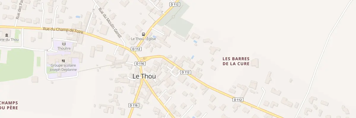 Plan du 7 Rue de la Justice au Thou