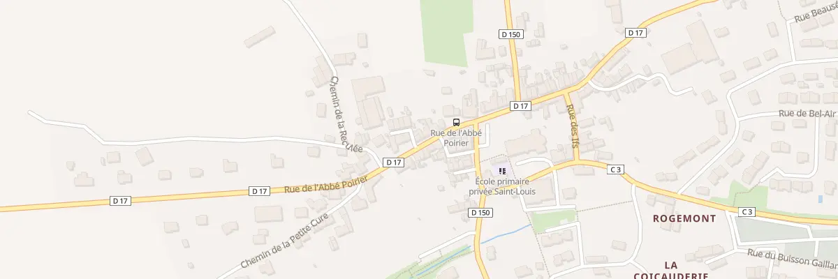 Plan du 22 Rue de l’Abbe Poirier (Quentin à Montrevault-sur-Èvre