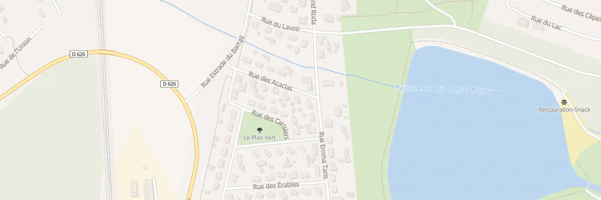Plan du 110 Rue des Acacias à Labouheyre