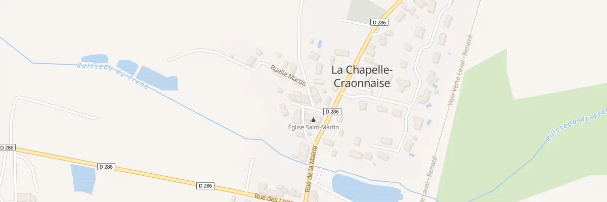 Plan du 9 Pl de l’Eglise à La Chapelle-Craonnaise