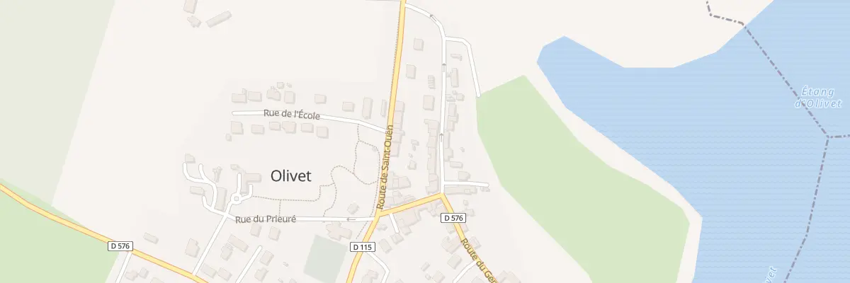 Plan du 3 Rue de la Borderie à Olivet