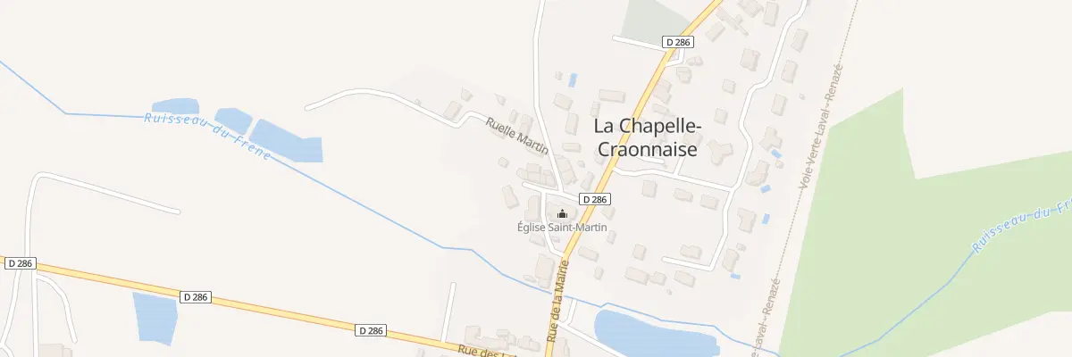 Plan du 7 Pl de l’Eglise à La Chapelle-Craonnaise