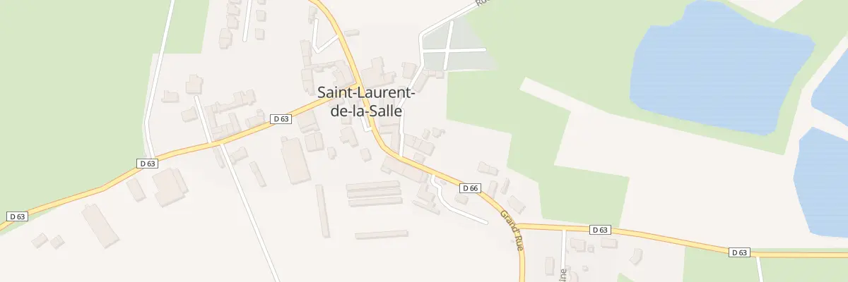 Plan du 14 Rue grand-rue à Saint-Laurent-de-la-Salle