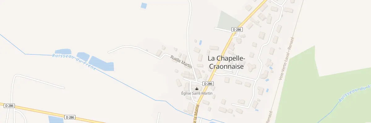 Plan du 15 Pl de l’Eglise à La Chapelle-Craonnaise