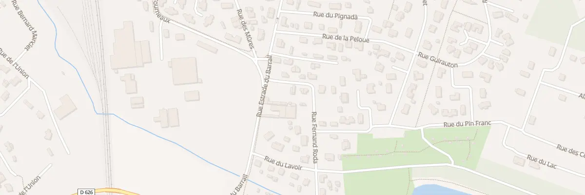 Plan du 42 Rue Fernand Roda à Labouheyre