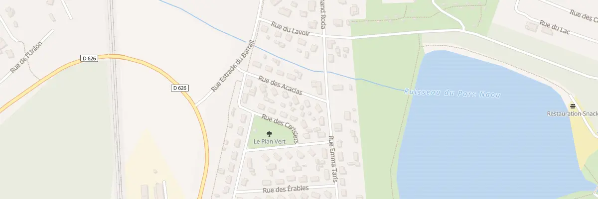 Plan du 90 Rue des Acacias à Labouheyre