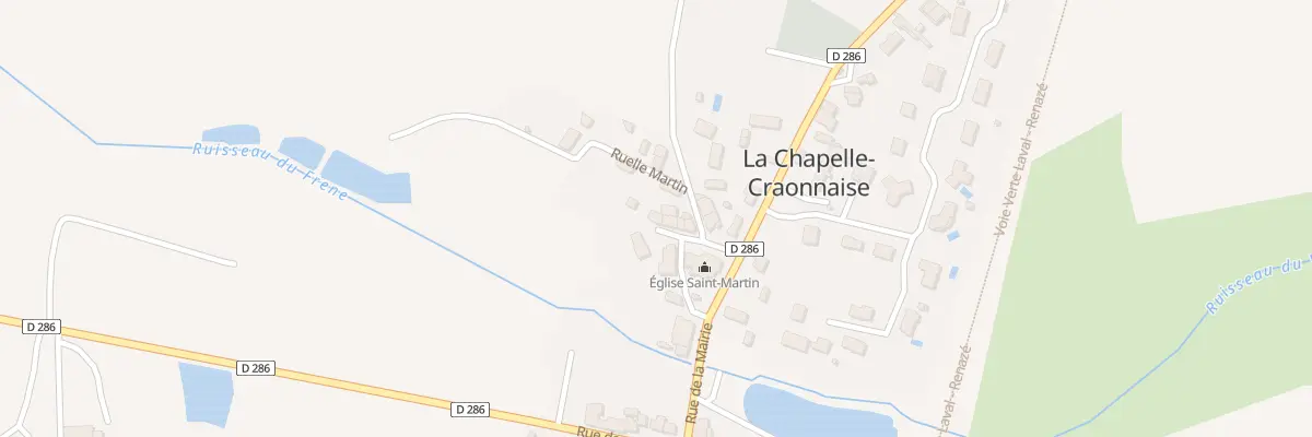Plan du 5 Pl de l’Eglise à La Chapelle-Craonnaise