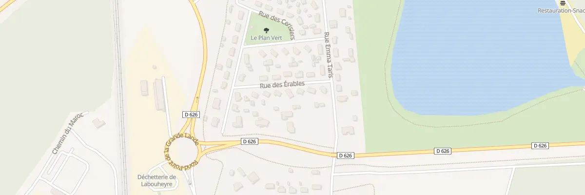 Plan du 102 Rue des Érables à Labouheyre