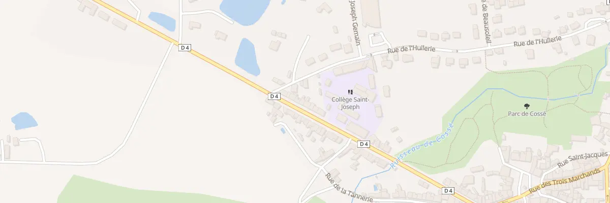 Plan du 58 Rue de Bretagne à Cossé-le-Vivien