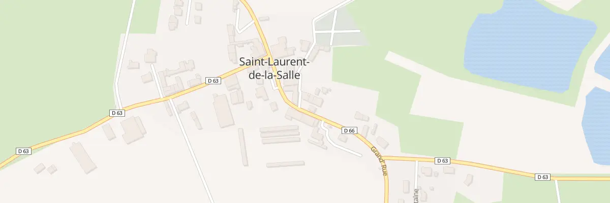 Plan du 16 Rue grand-rue à Saint-Laurent-de-la-Salle