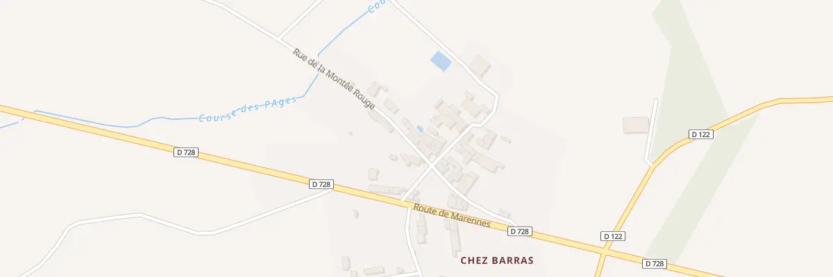 Plan du 20 Rue de la Montee Rouge à Sainte-Gemme