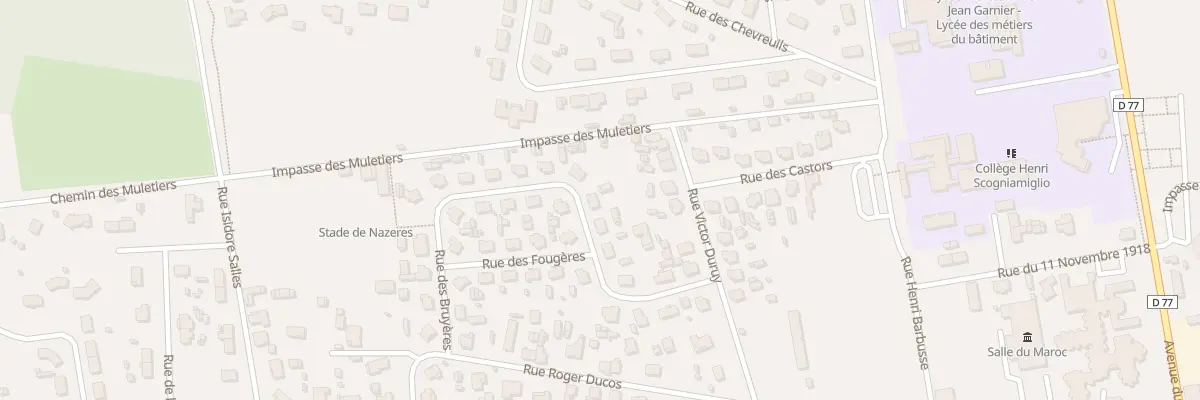 Plan du 12 Rue des Bruyeres - Morcenx à Morcenx-la-Nouvelle