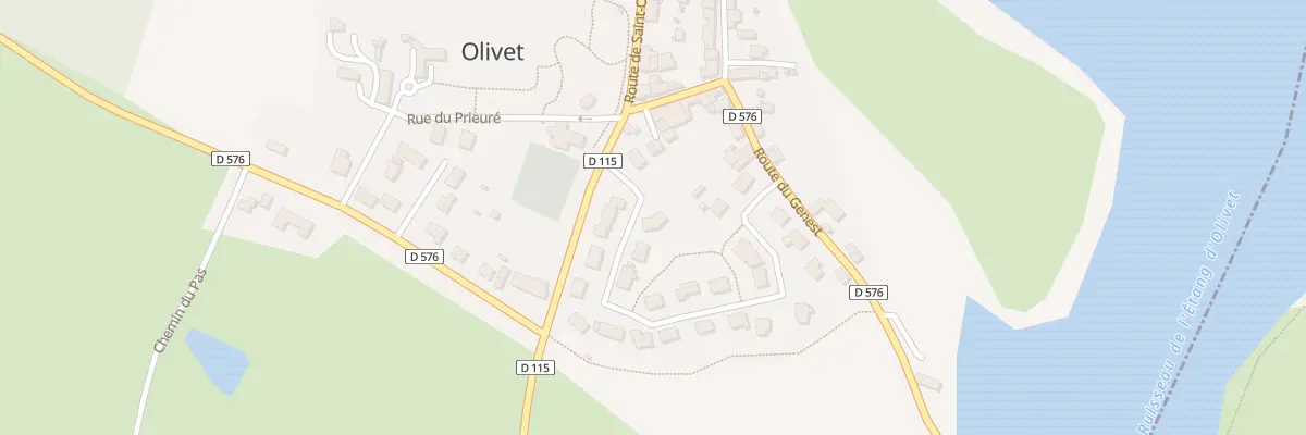 Plan du 1 Rue de l’Equirie à Olivet