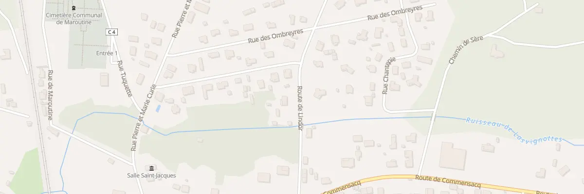 Plan du 193 Rue de Lindor à Labouheyre