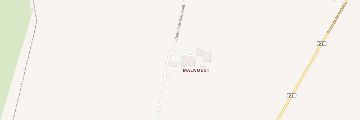Plan du 210 Che de Malnouet à Champtocé-sur-Loire
