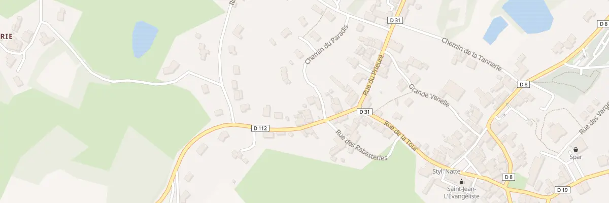 Plan du 14 Rue ouche de la croix à La Caillère-Saint-Hilaire