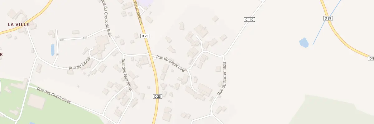 Plan du 13 Rue du vieux logis à Chavagnes-les-Redoux