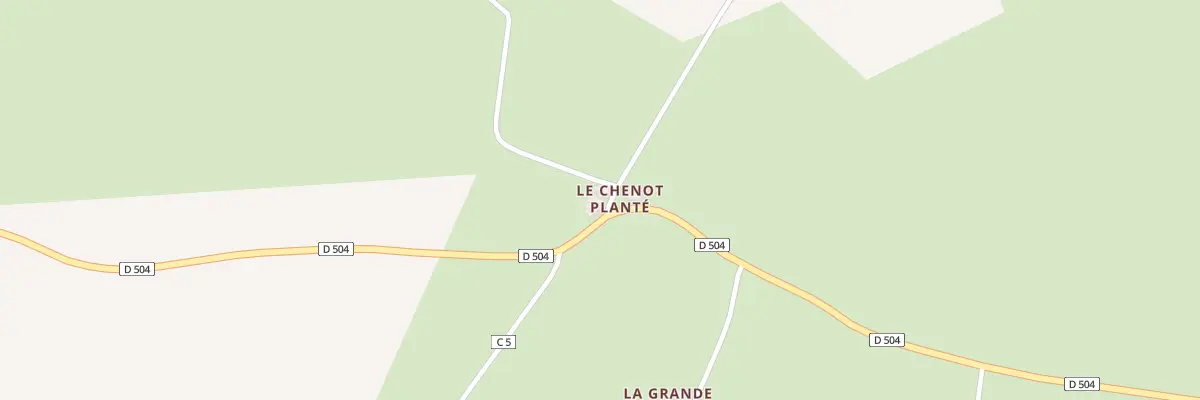 Plan du 2 Le Chênot Planté à Carelles
