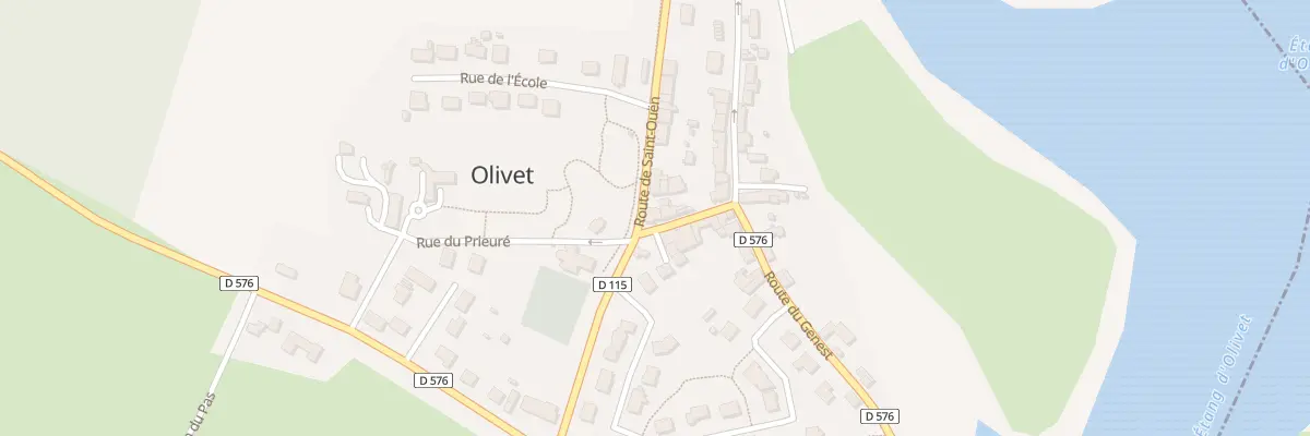 Plan du 2 Rte de St Ouen à Olivet