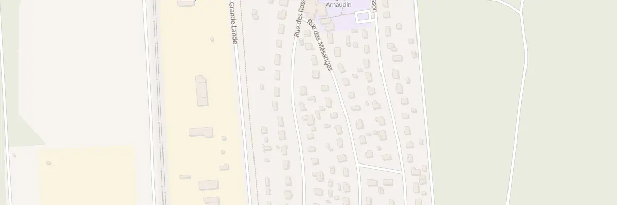 Plan du 241 Rue des Rossignols à Labouheyre