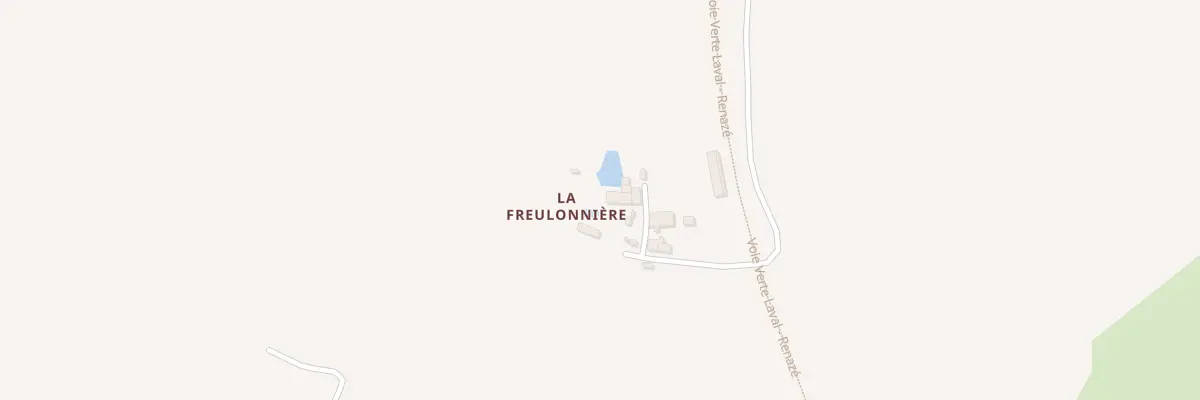 Plan du 950 Che des Freulonnières à La Chapelle-Craonnaise