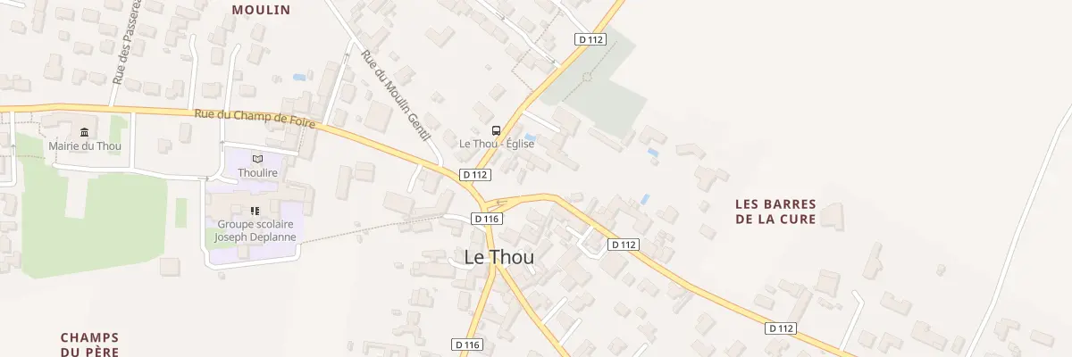 Plan du 3 Rue de la Justice au Thou