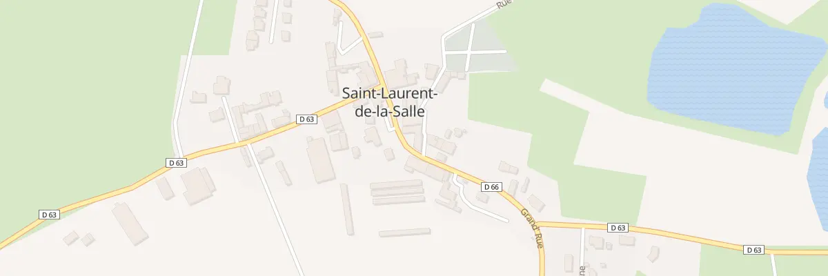 Plan du 20 Rue grand-rue à Saint-Laurent-de-la-Salle