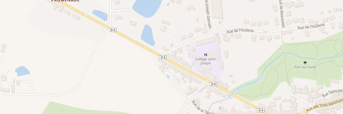 Plan du 64 Rue de Bretagne à Cossé-le-Vivien