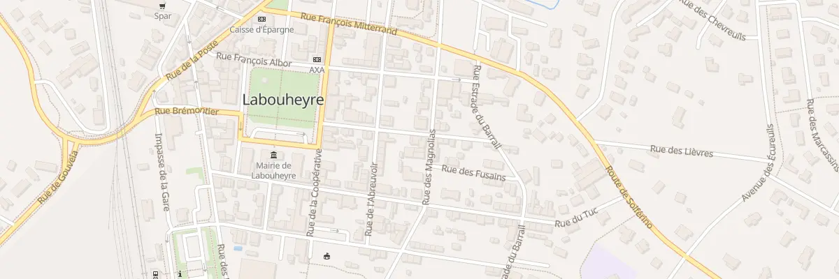 Plan du 320 Rue Brémontier à Labouheyre