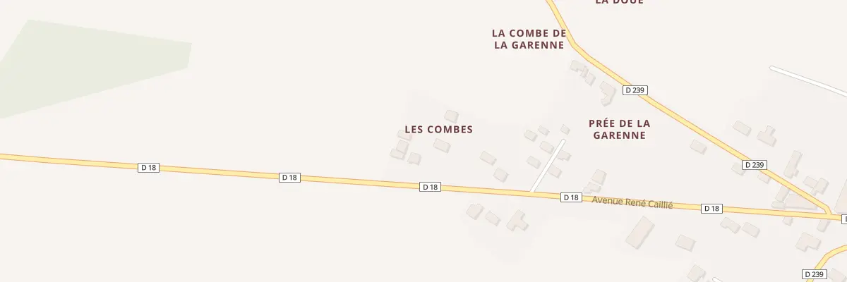 Plan du 5001 Les Combes à Champagne