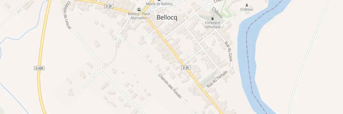 Plan du 22 Rue Longue à Bellocq