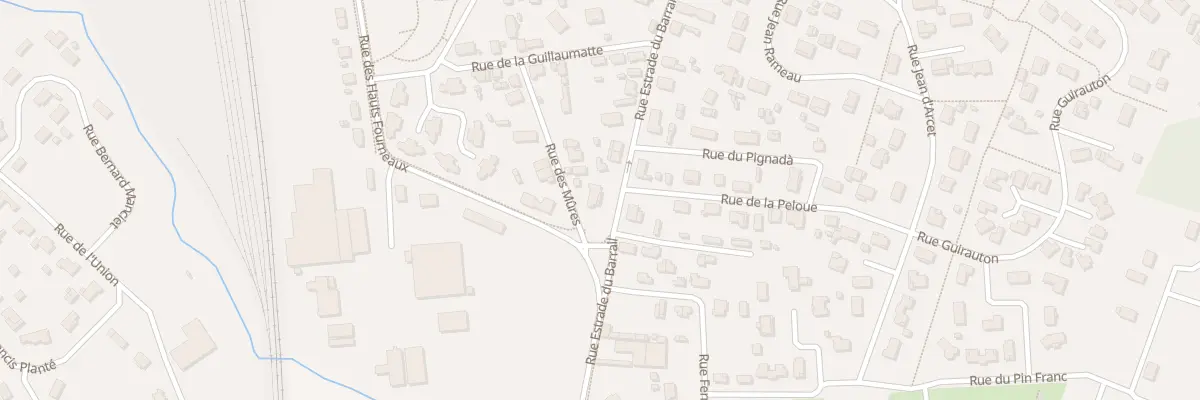 Plan du 618 Rue Estrade du Barrail à Labouheyre