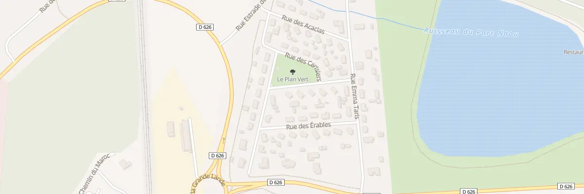 Plan du 38 Rue des Pins à Labouheyre