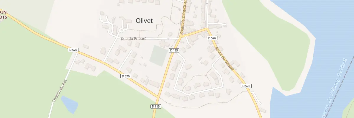 Plan du 2 Rue de l’Equirie à Olivet