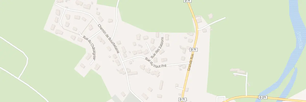 Plan du 1 Rue des Sablons à Segré-en-Anjou Bleu